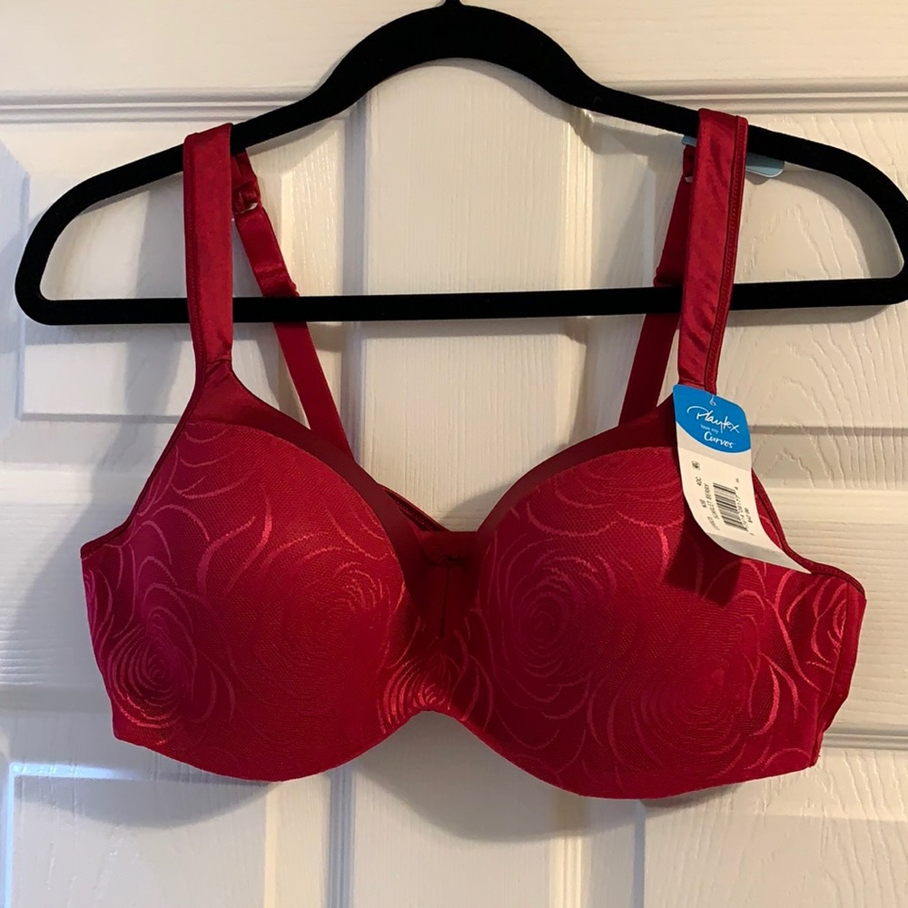 Gorgeous Scarlett Berry balconette bra